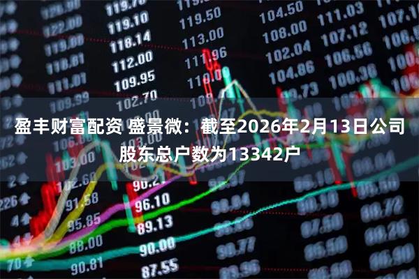 盈丰财富配资 盛景微：截至2026年2月13日公司股东总户数为13342户